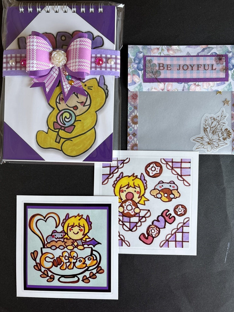 【非公式】メモ帳セット(ステッカー)/memo notebook set1(FSP EN Zander Netherbrand)