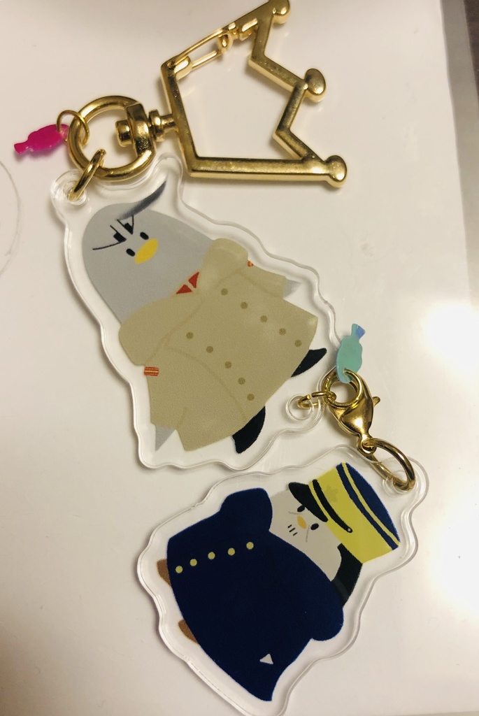 【アクキー】鯉登と月島 ペンギンver