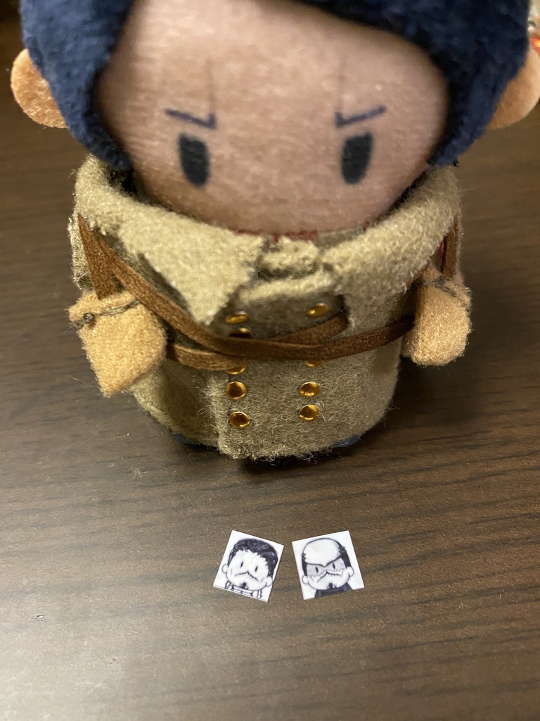 【ぬい服】パペラ用鯉登風