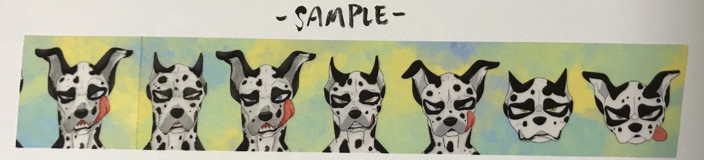 法玄婆ガラスコップ&マステセット