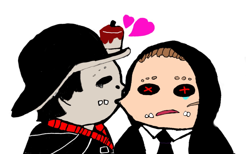 流浪と猟犬のいててキーホルダー