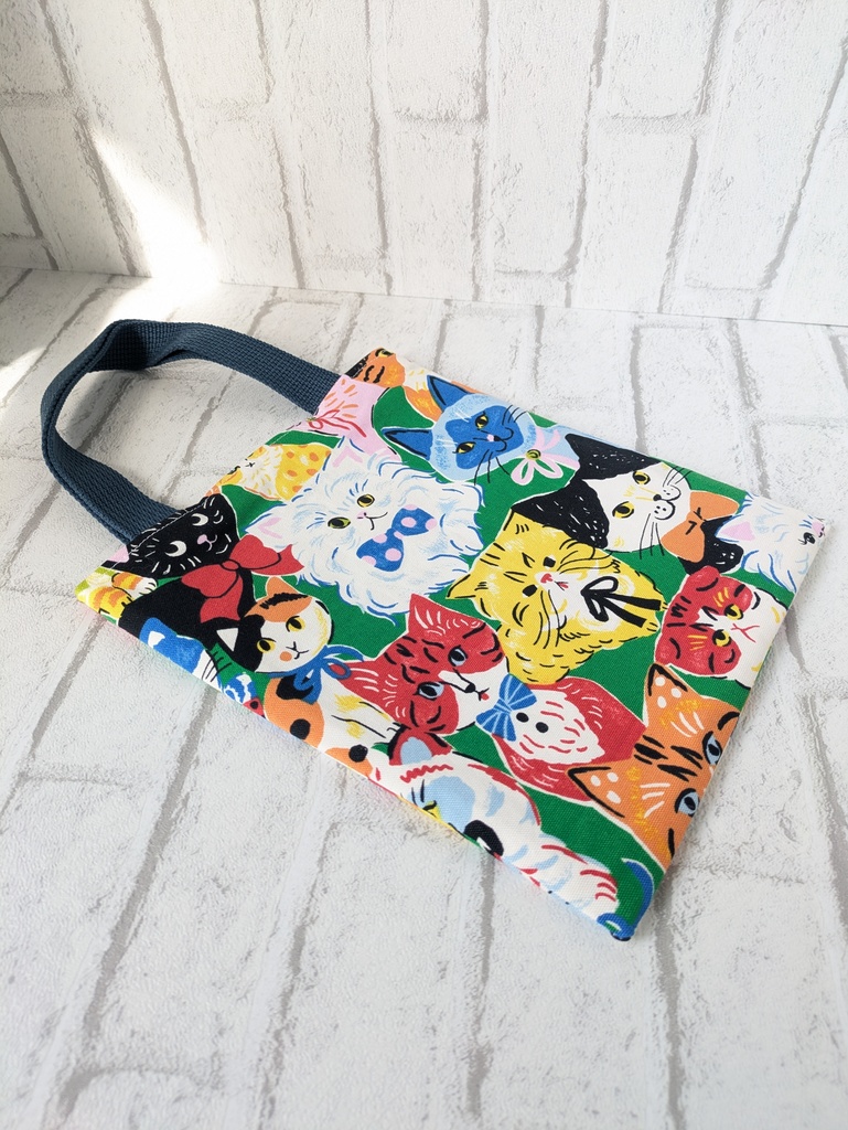 ぺたんこバッグ グリーン