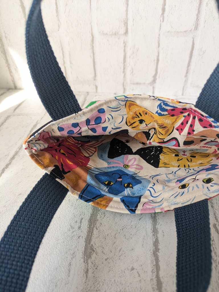 ぺたんこバッグ グリーン