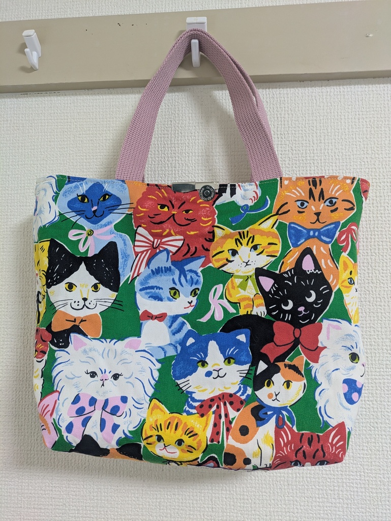 マグネット付きリバーシブルバッグ