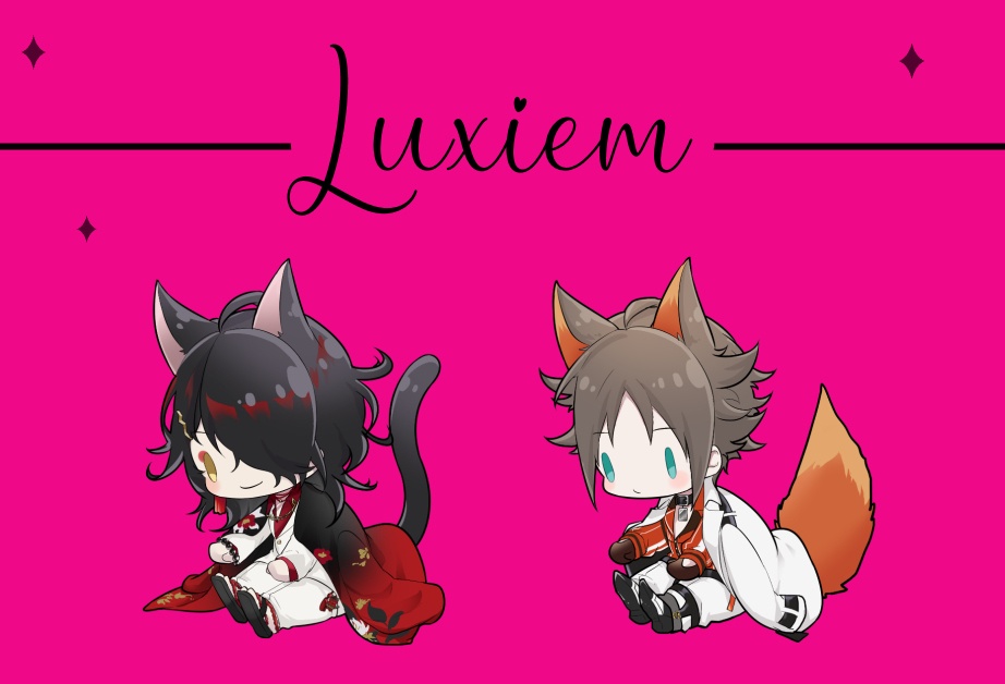 【非公式】Luxiemアクキー/ヴォックス＆ミスタ【にゃんしえむ】