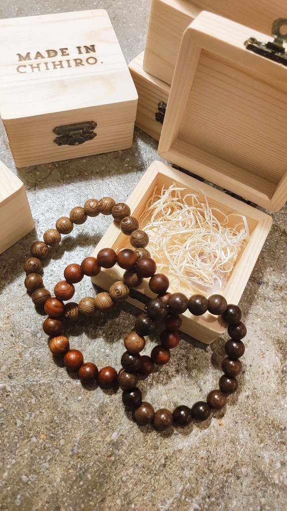 【ちひろとおそろいっ】三連数珠(*´ω`*)♡