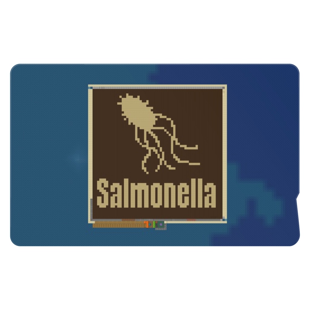 サルモネラ菌ICカードステッカー