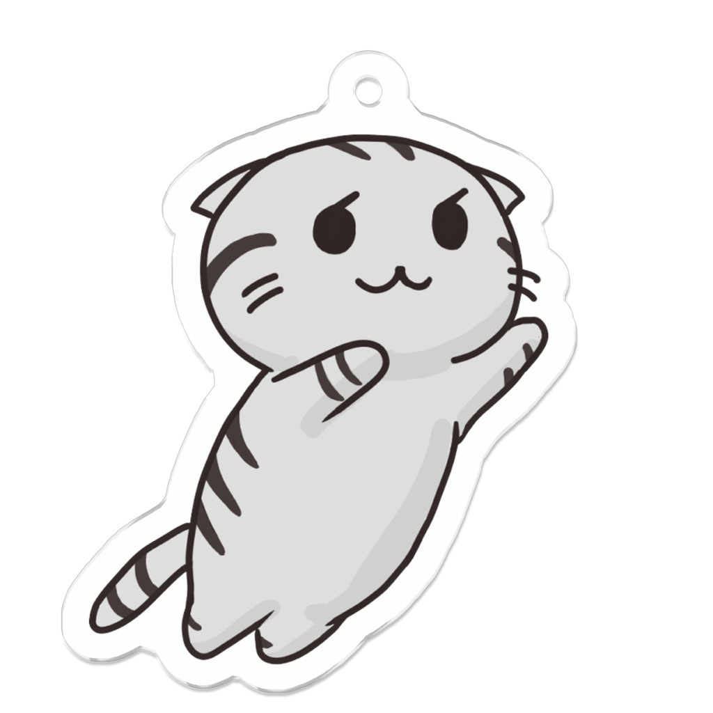 【キャットばせ!猫とばし】こねこ ジャンプ アクリルキーホルダー