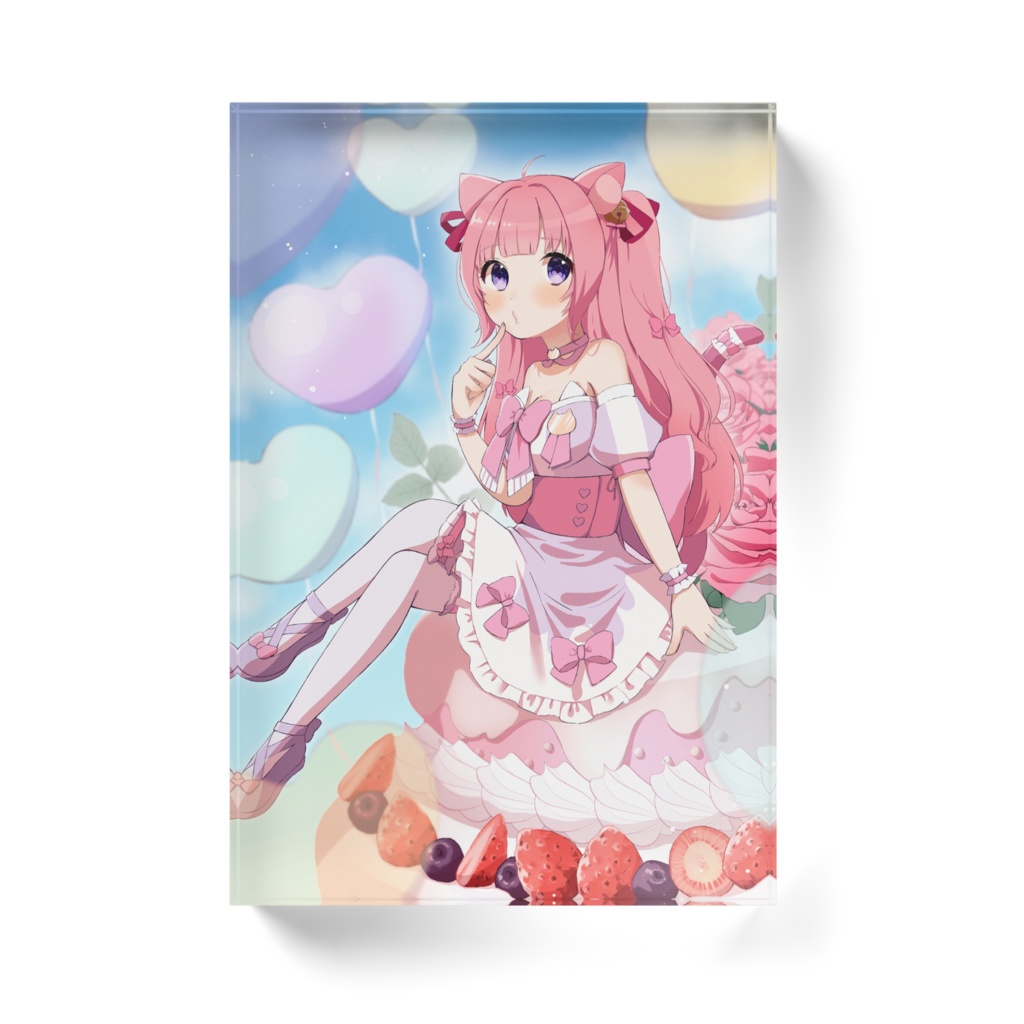 【生誕記念グッズ】姫里りる🎀🍥 アクリルブロック
