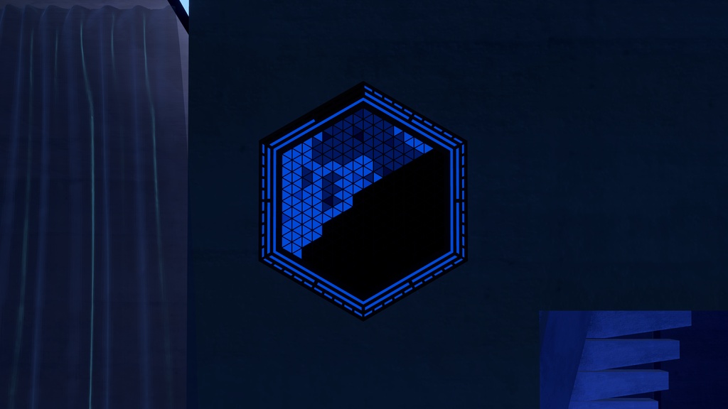 【ワールドギミック】【Quest対応】HexMoon Clock|六角形の月齢時計