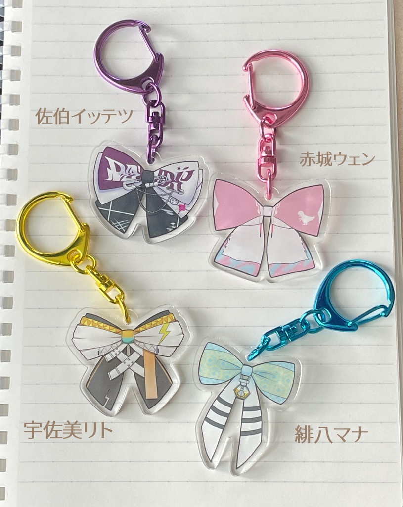 【非公式】にじさんじ　アクリルキーホルダー