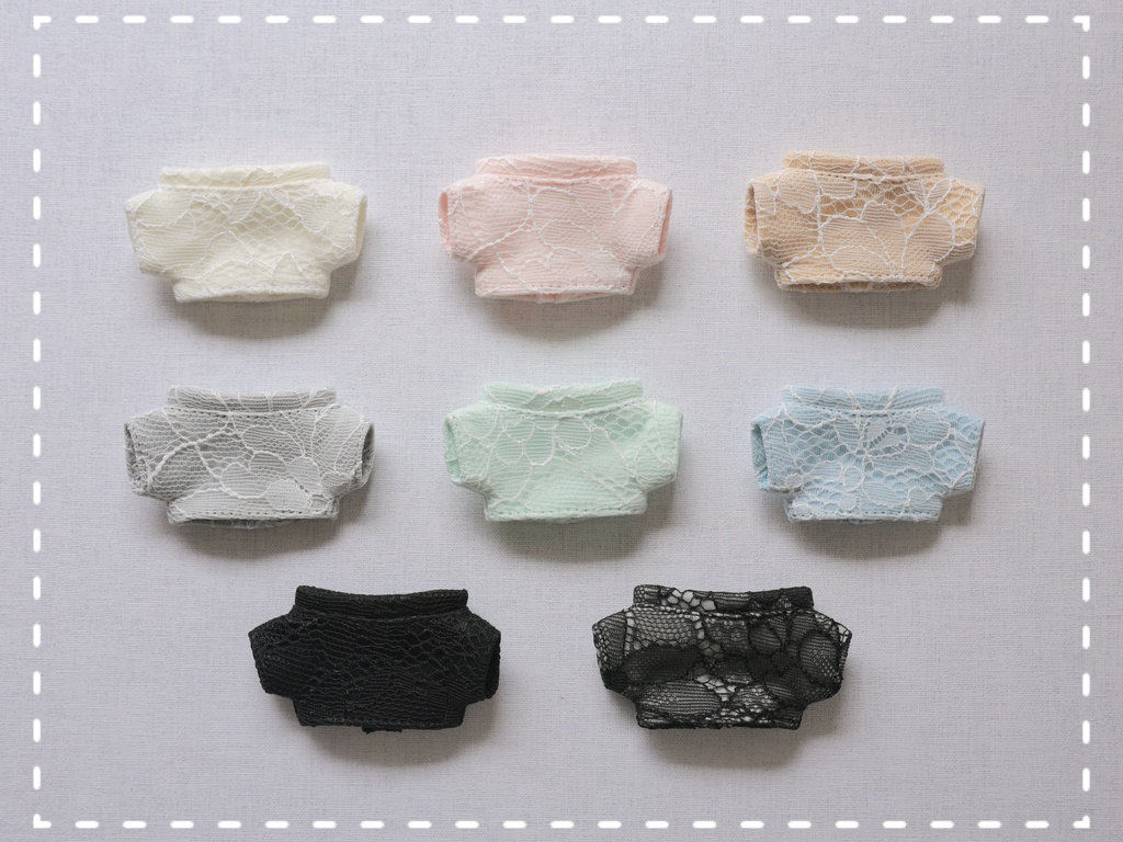 ハイネックTシャツ~lace~