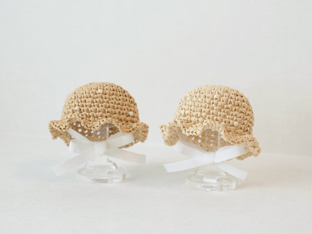 フレアな麦わら帽子~pearl~