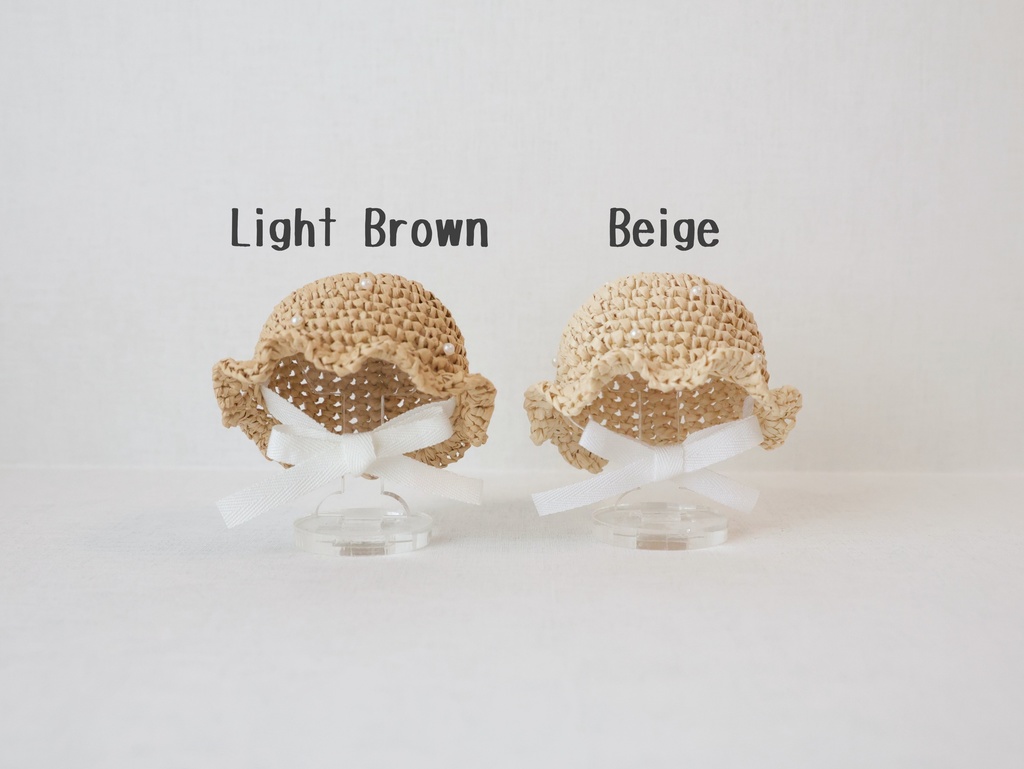 フレアな麦わら帽子~pearl~