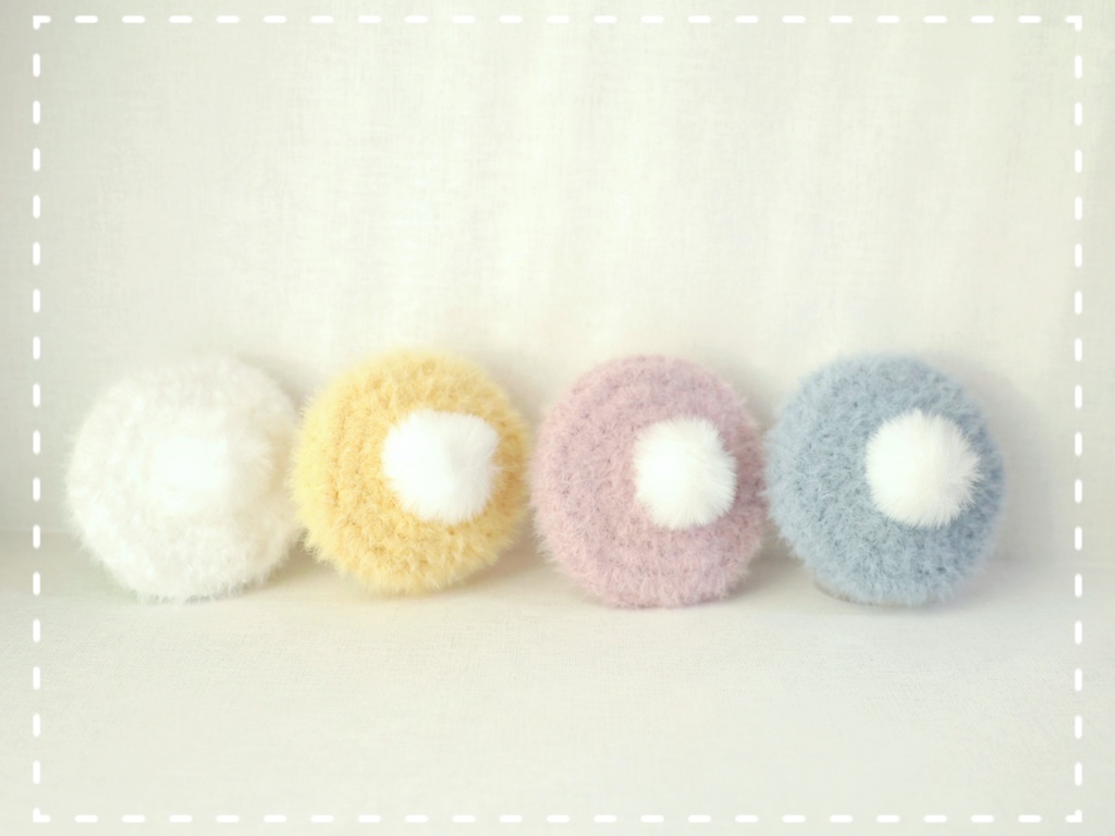 ふわふわベレー帽