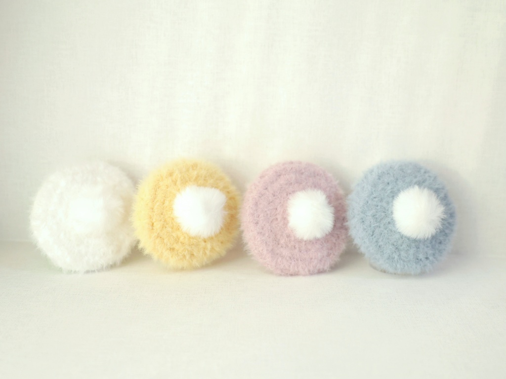 ふわふわベレー帽