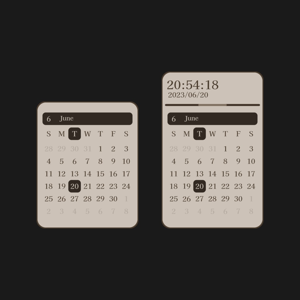 Virtual Calendar (VRChat用カレンダー)