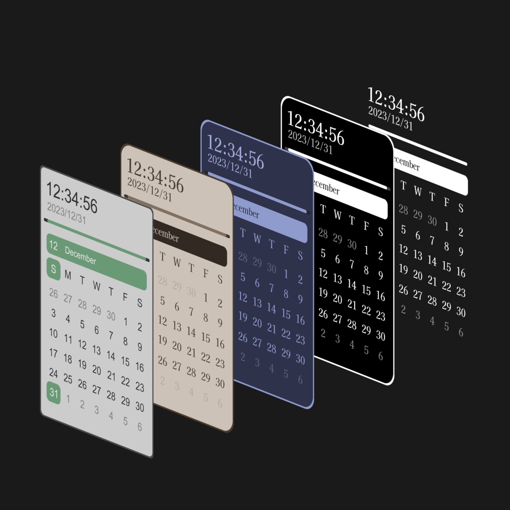 Virtual Calendar (VRChat用カレンダー)