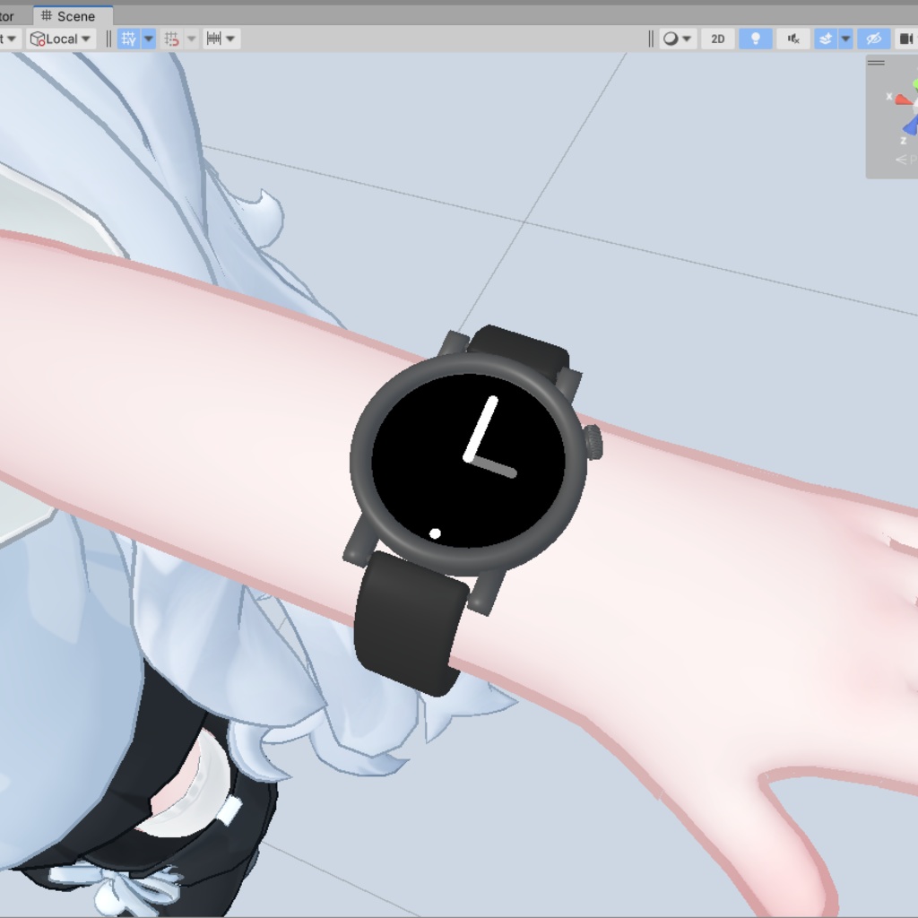 Modern Watch (VRChat用アバターギミック)