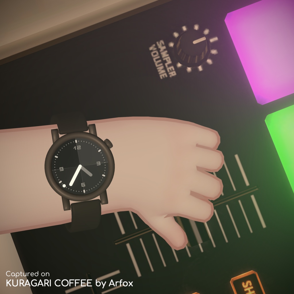 Modern Watch (VRChat用アバターギミック)