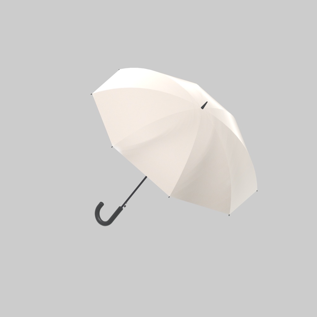 傘と雨のパーティクルセット (Unity)
