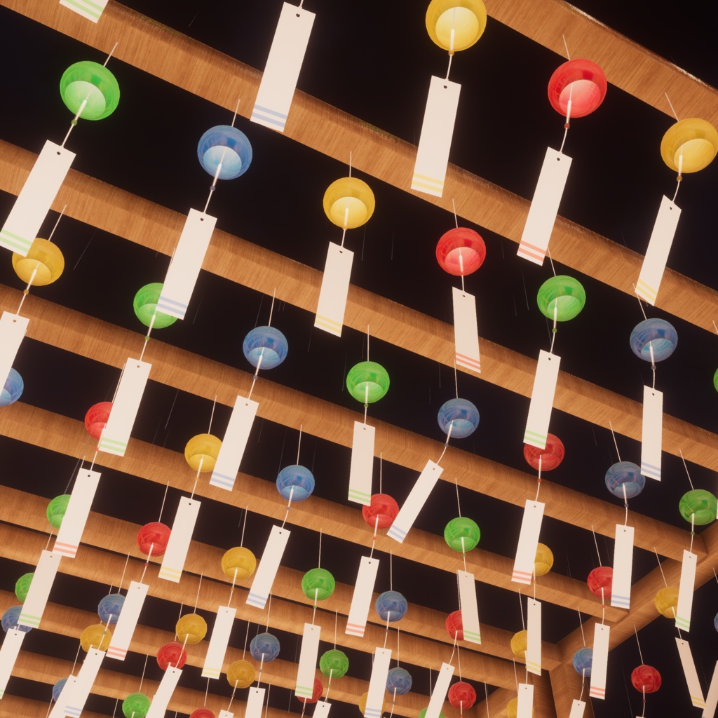 Wind Bell / 風鈴 (VRChat ワールド用アセット)