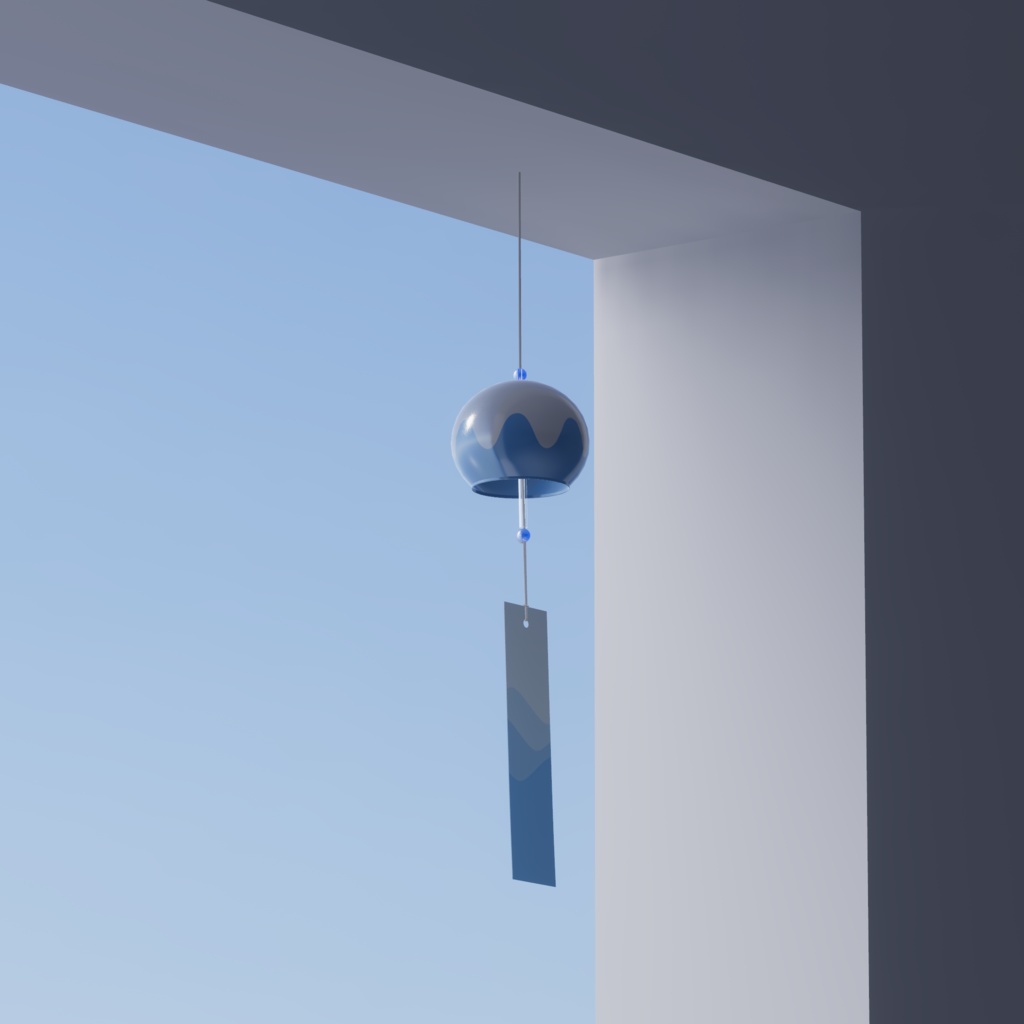 Wind Bell / 風鈴 (VRChat ワールド用アセット)