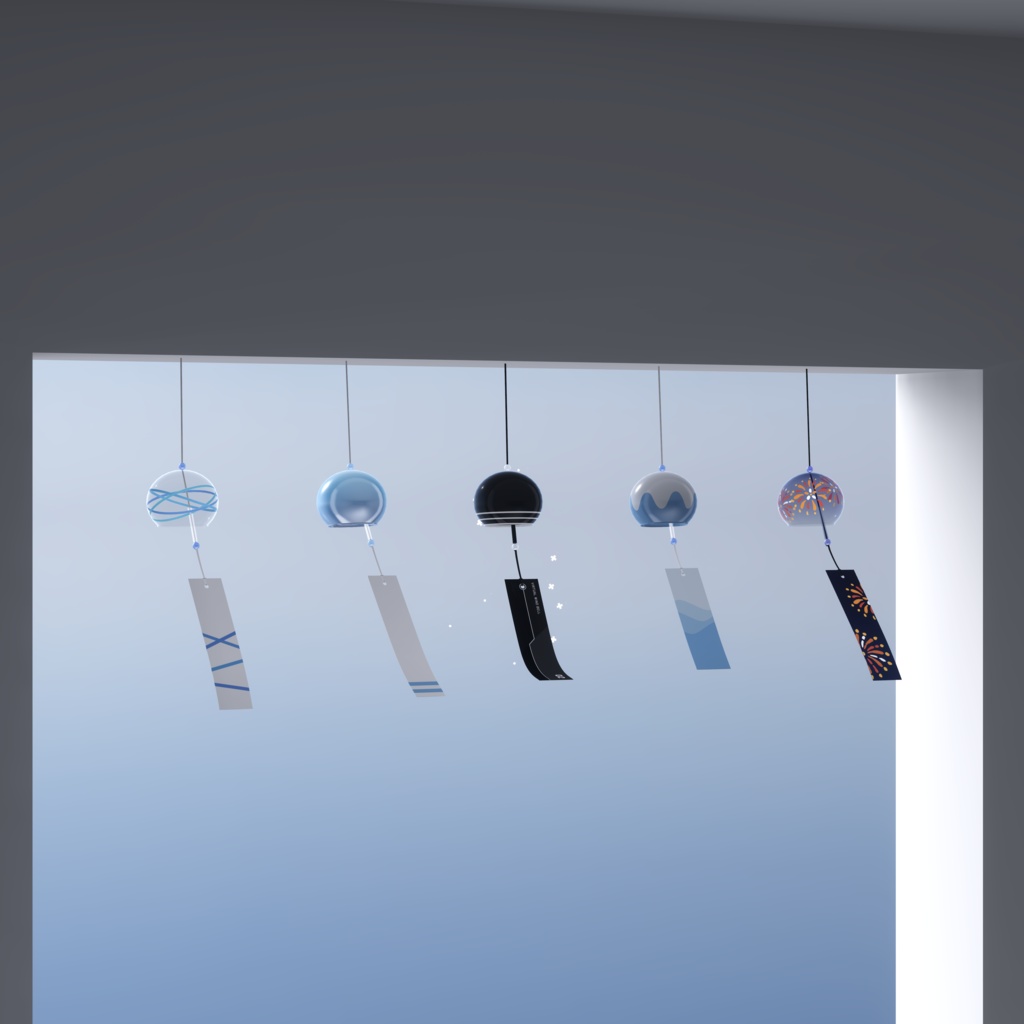 Wind Bell / 風鈴 (VRChat ワールド用アセット)