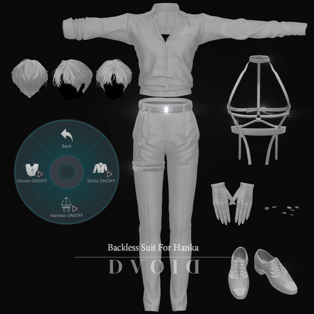 「斑霞対応」OPENSALE>>Backless Suit & Hair