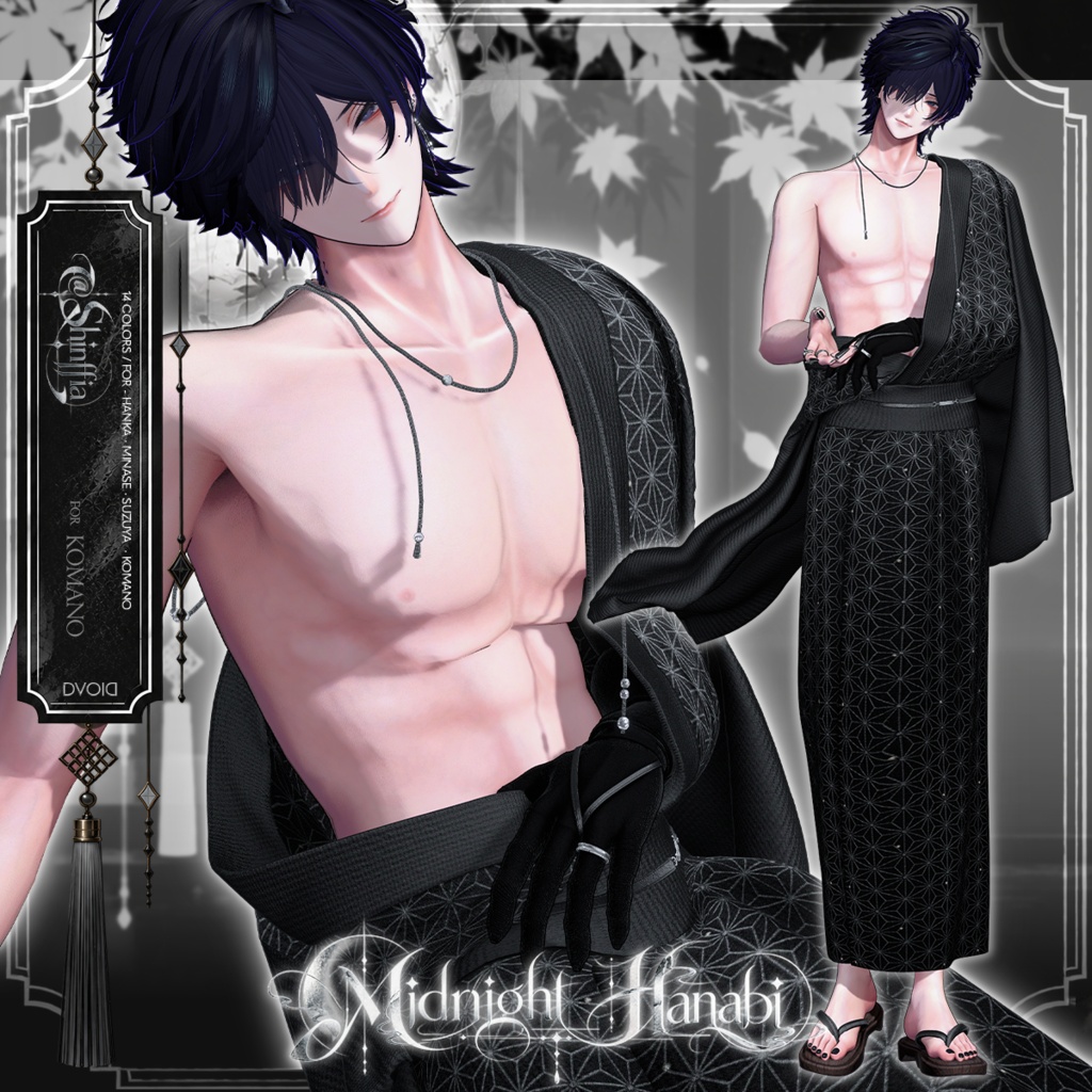 SALE🖤「4アバター対応」 Midnight Hanabi
