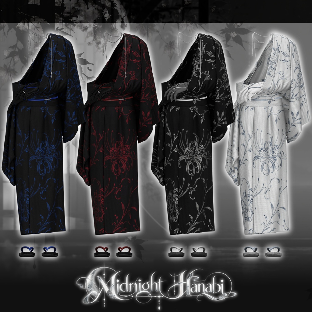 SALE🖤「4アバター対応」 Midnight Hanabi