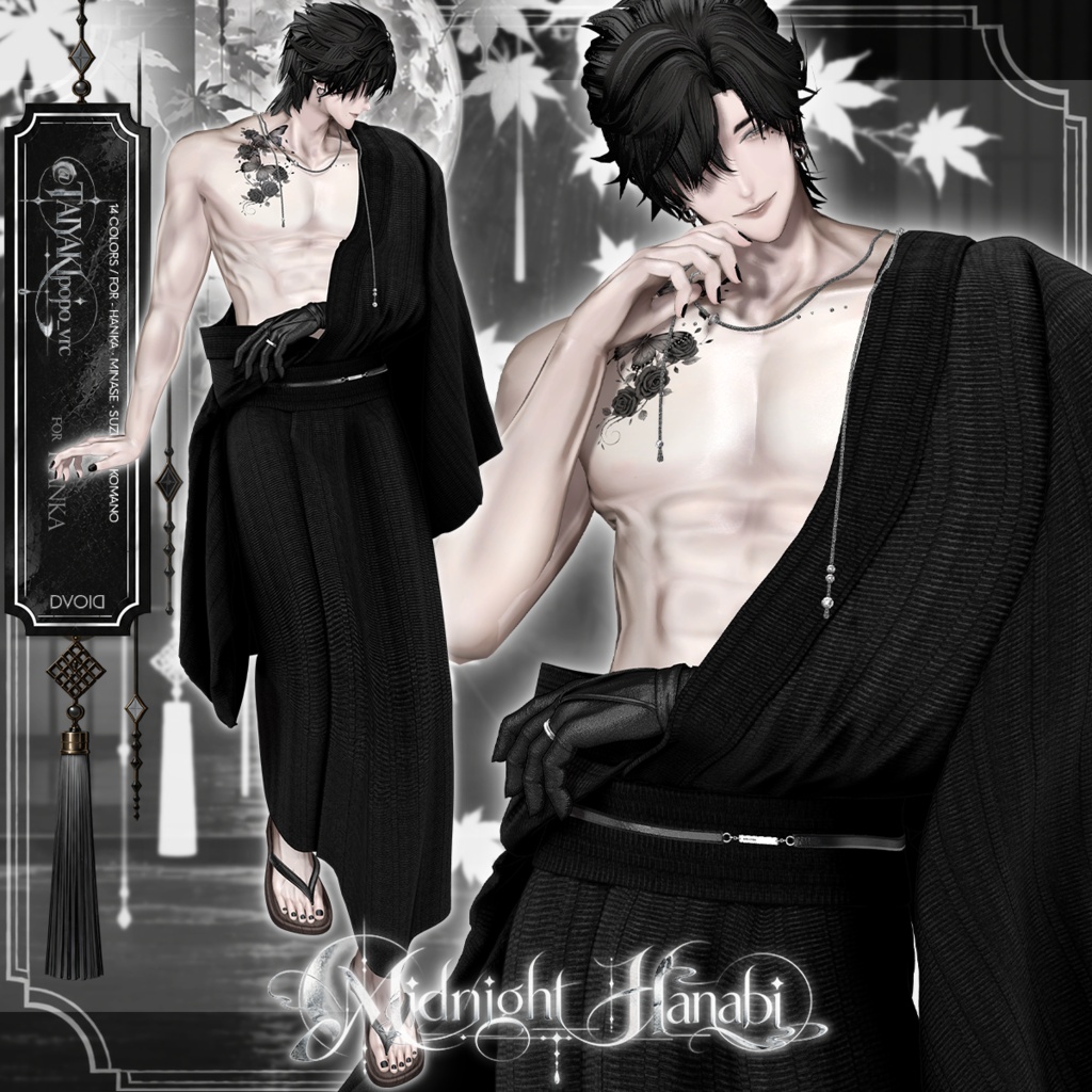 SALE🖤「4アバター対応」 Midnight Hanabi