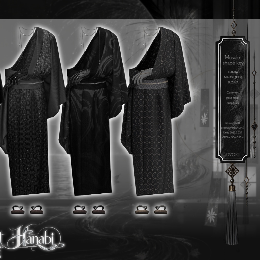 SALE🖤「4アバター対応」 Midnight Hanabi