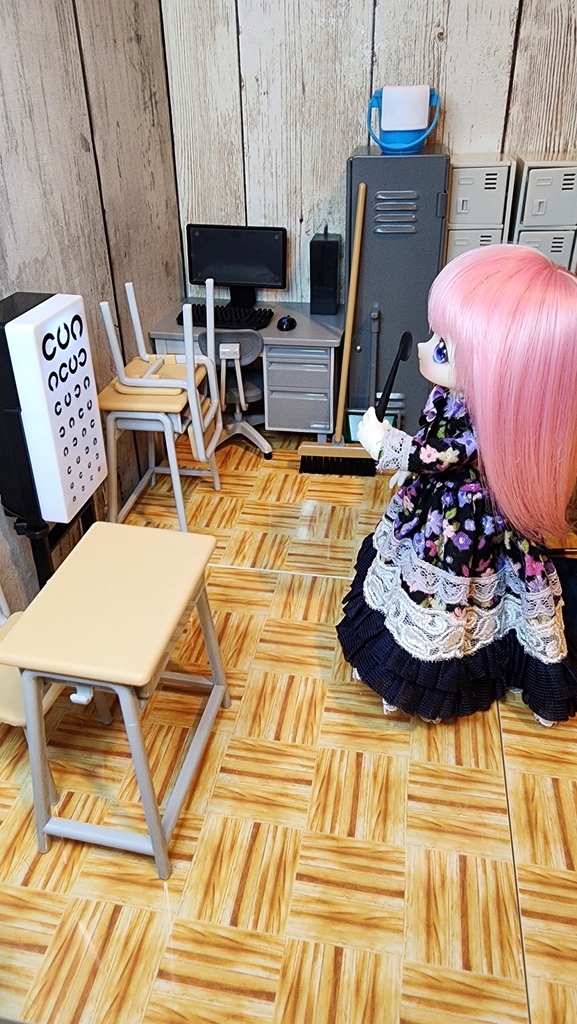 【1/3.4.6-12】ドール視力検査 遮眼子