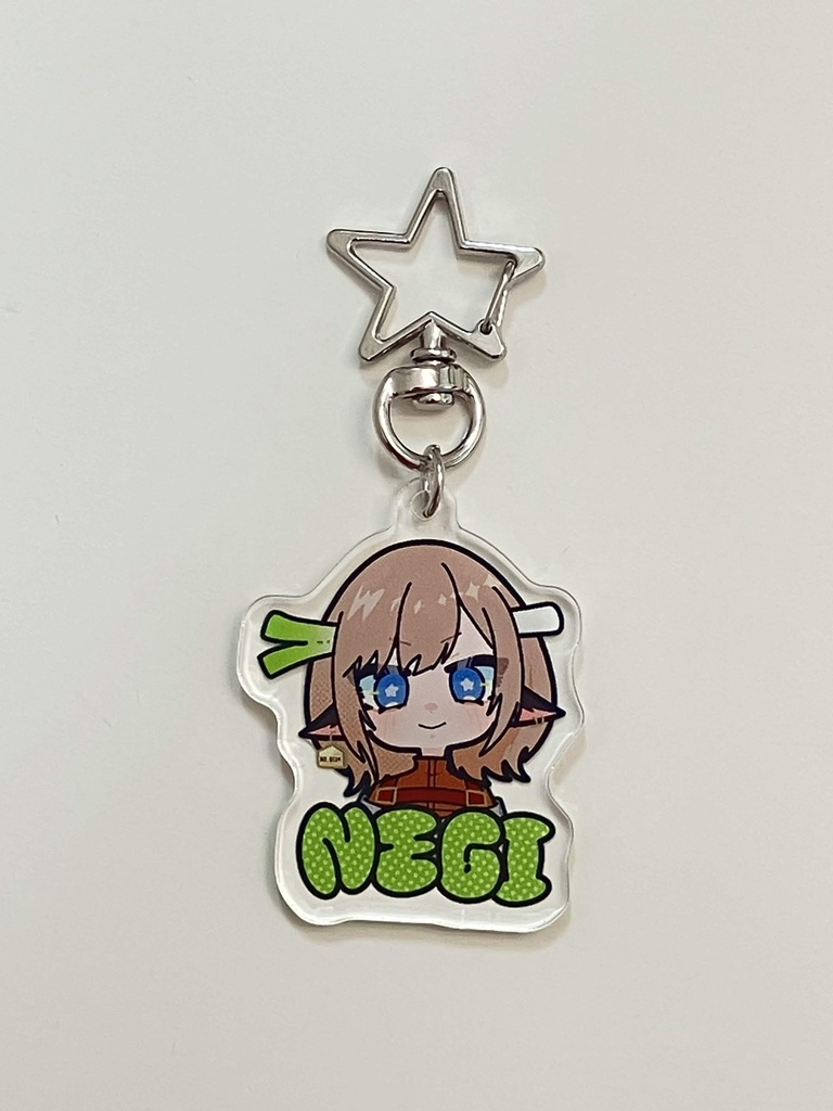 アクリルキーホルダー胸上