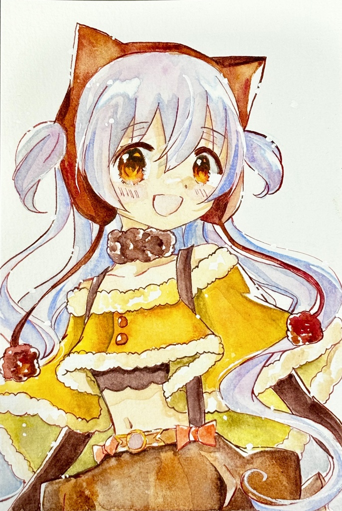 なぎさ水彩画
