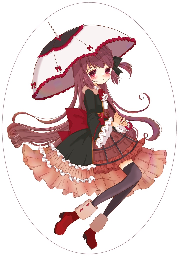 灯花ステッカー