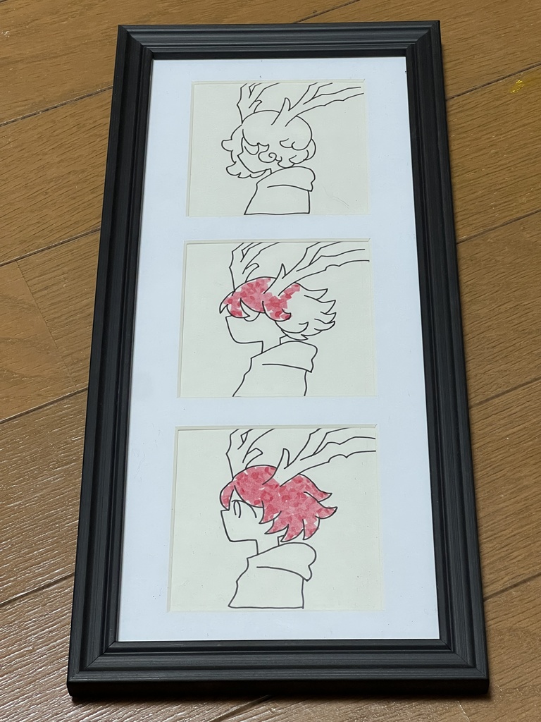 原画_春一番(他の商品との同封不可)