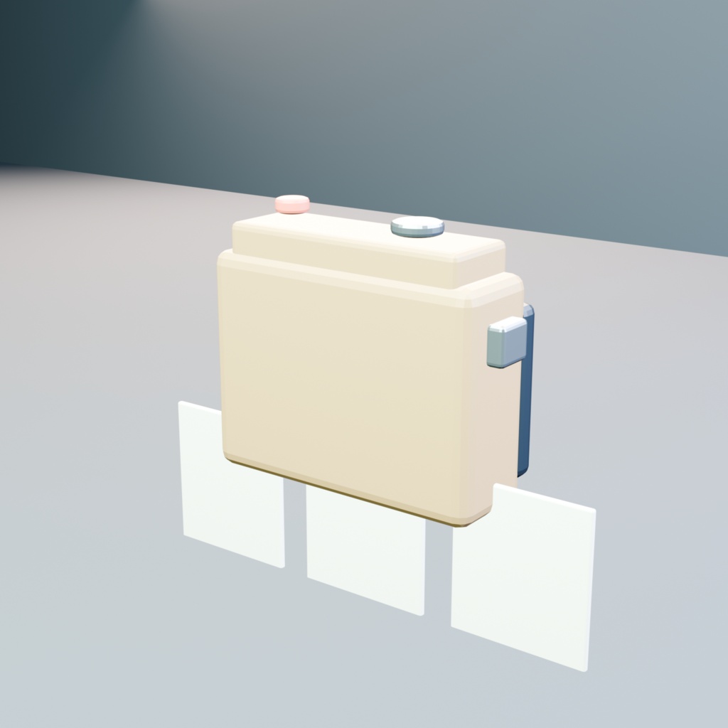 【静的3Dモデル】スナップメモカメラ|メモカード3種