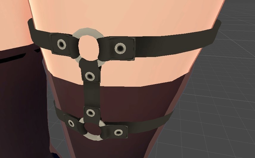 Garter belt for leg