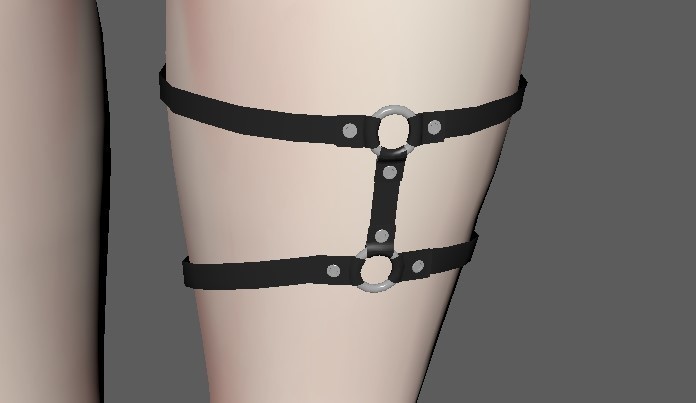 Garter belt for leg