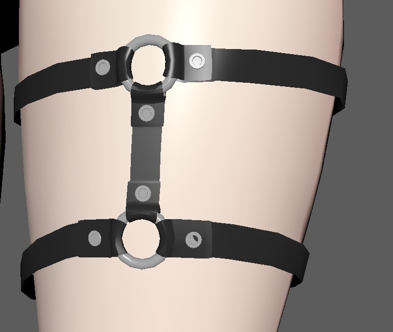 Garter belt for leg