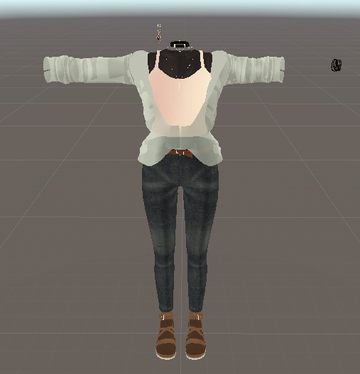 Jean & Shirt (For Sue & Hakka body)