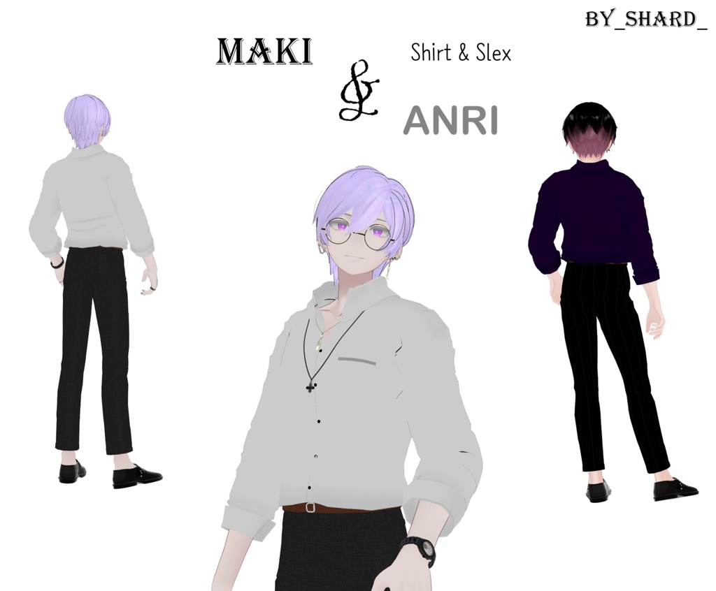 Shirt&Slax_Maki & Anri