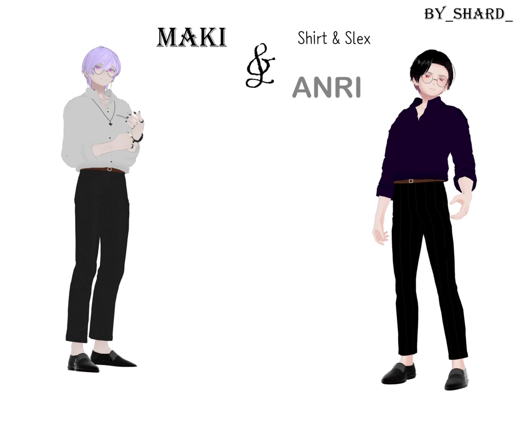 Shirt&Slax_Maki & Anri