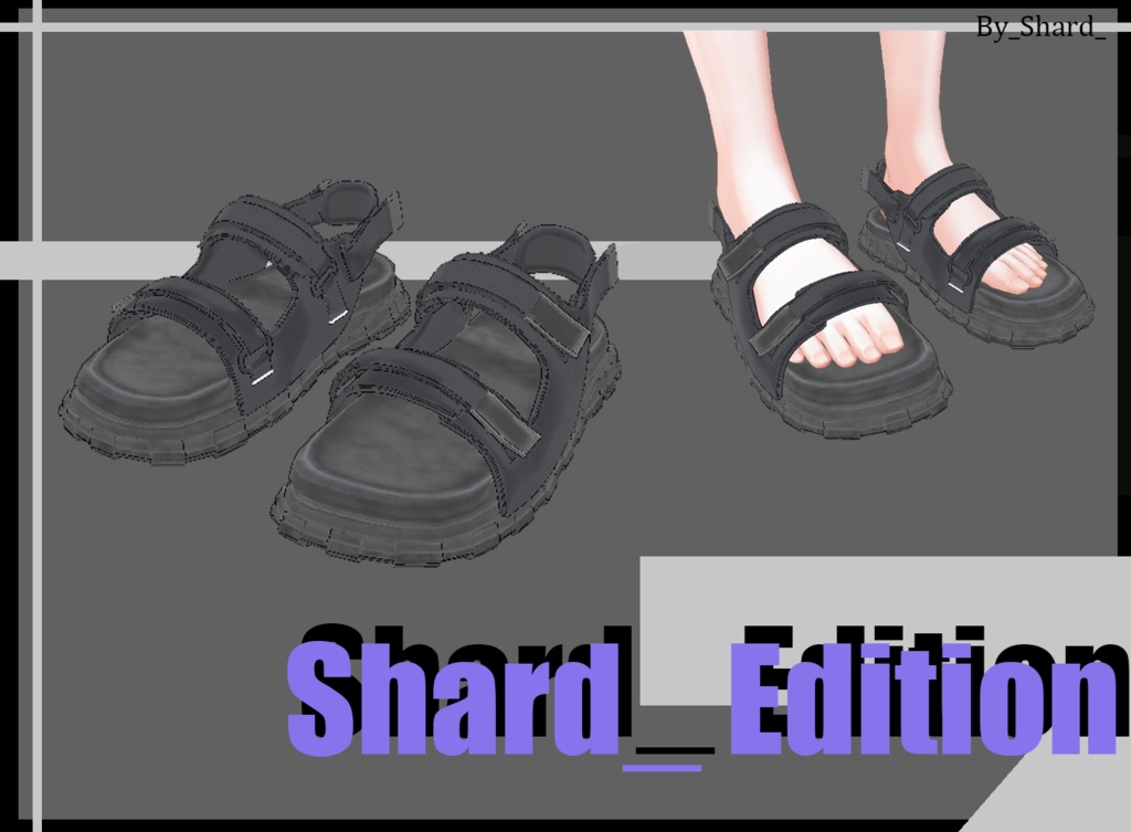 Sandals_For Vrc
