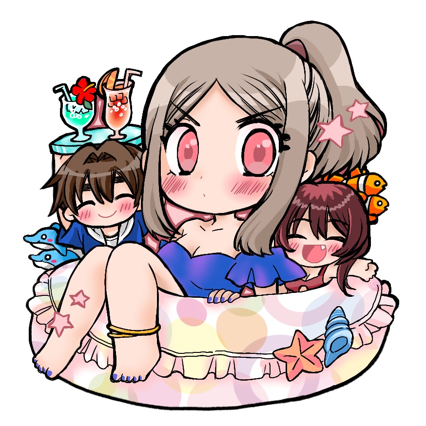 水着妹ちゃん&れんももアクリルキーホルダー