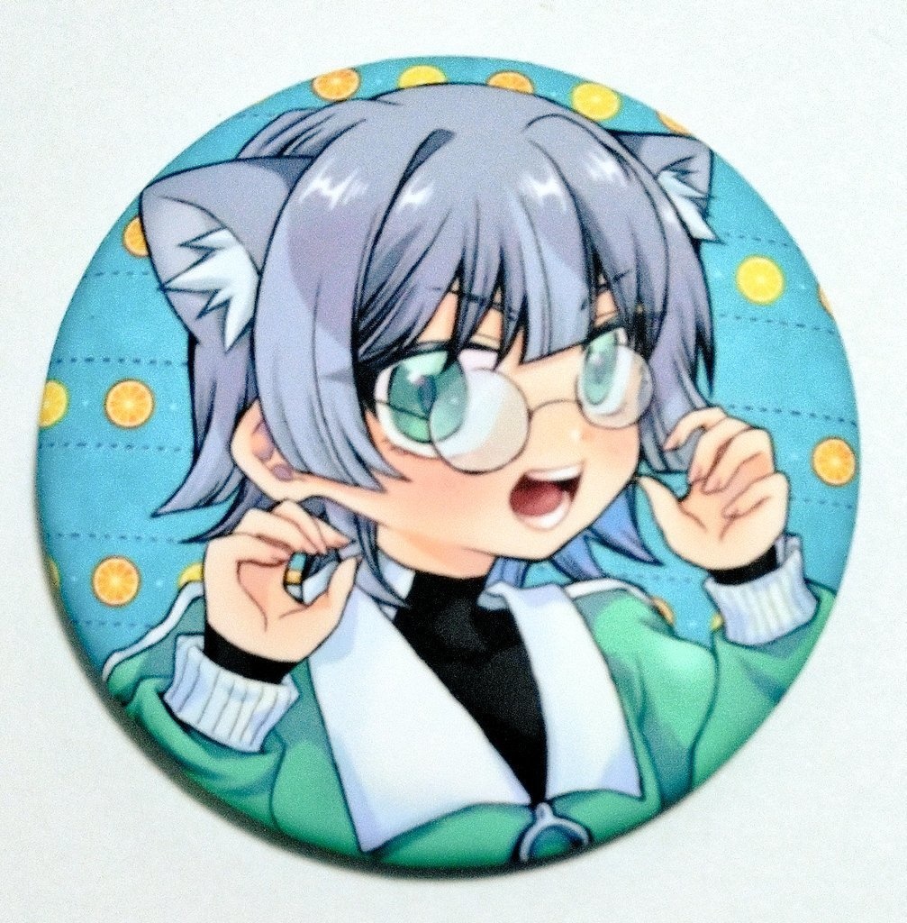 100力ノ缶バッジ