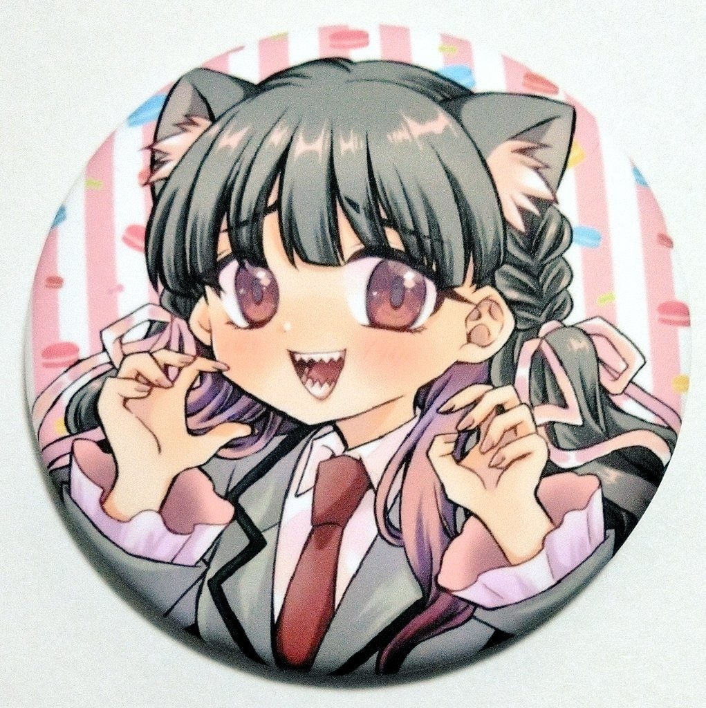 100力ノ缶バッジ