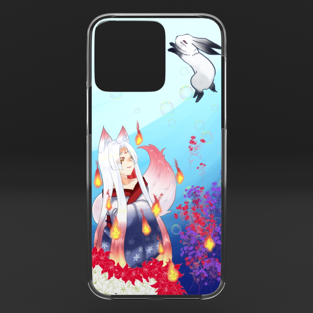 うさぎと妖狐(赤)